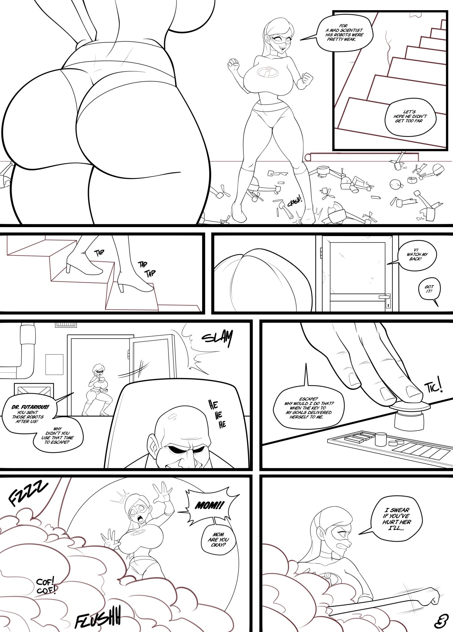 Incestibles: Helen's Stretchy Situation pg 3