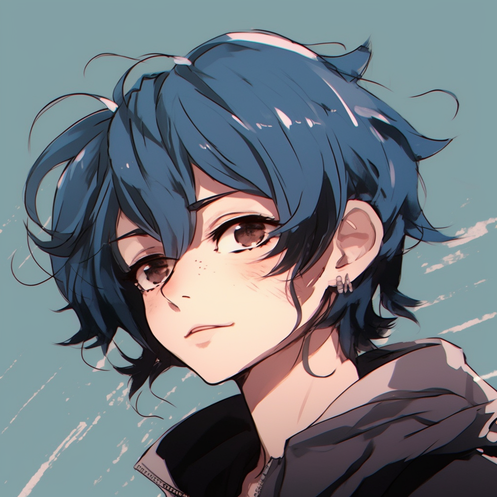 Image For Post | Anime boy silhouette with blue highlights, sharp contrast against the darker background. anime pfp aesthetic boy imagery - [Ultimate Anime PFP Aesthetic](https://hero.page/pfp/ultimate-anime-pfp-aesthetic)