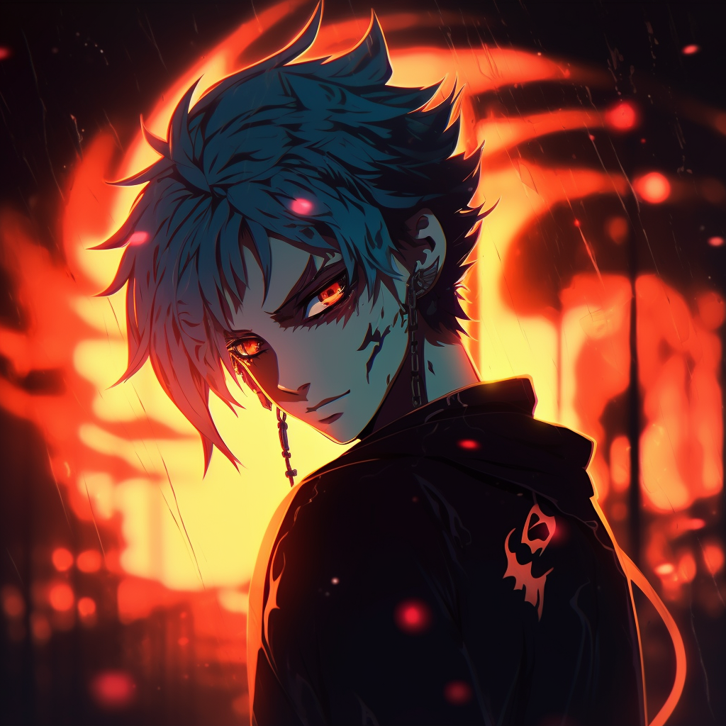 portrait of anime male 2 0 years old male evil sharp | Stable Diffusion