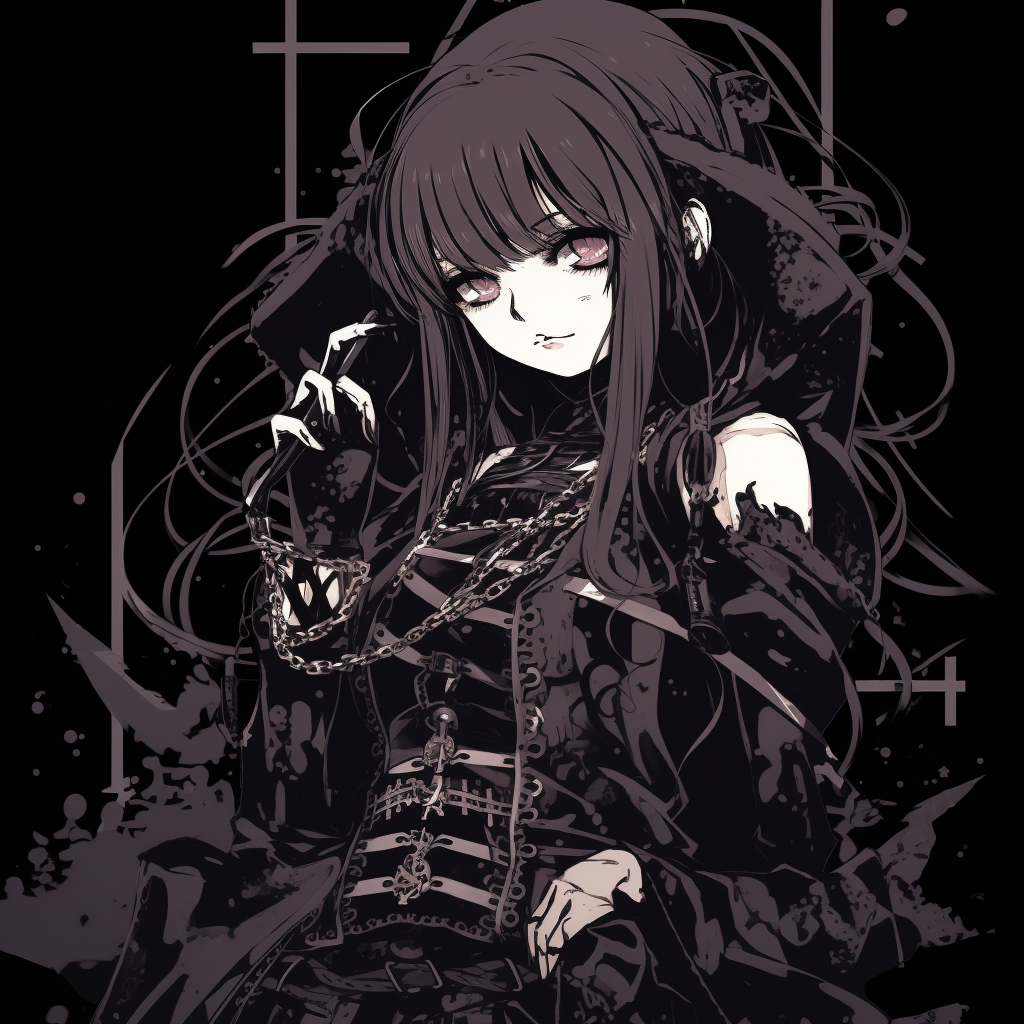 Gothic girl - anime girl post - Imgur