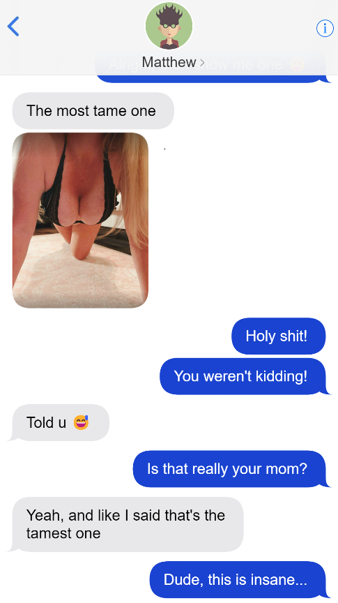 Real mom and son sexting incest Bad Moms Squad : part 6 - Image Chest