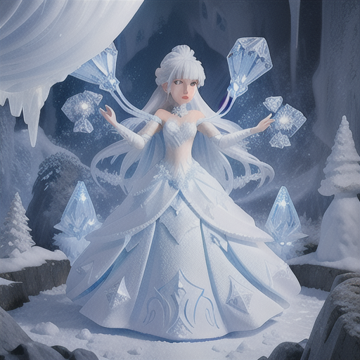 Hot Anime Character Christmas Girl Snowflake Pvc Model 19Cm New Sealed  Statue | eBay
