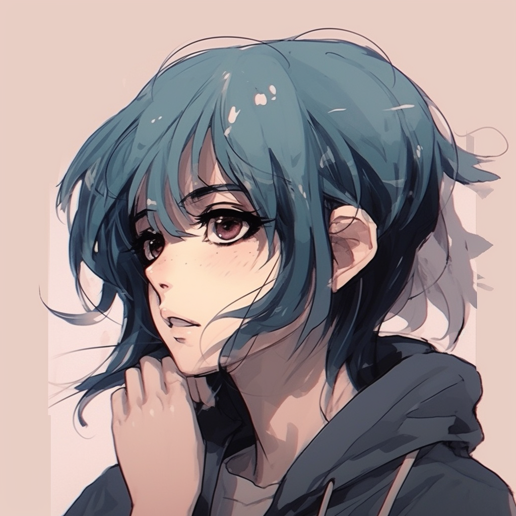 Image For Post | Anime boy with vibrant blue hair, soft shading and detailed linework. anime pfp aesthetic boy imagery - [Ultimate Anime PFP Aesthetic](https://hero.page/pfp/ultimate-anime-pfp-aesthetic)
