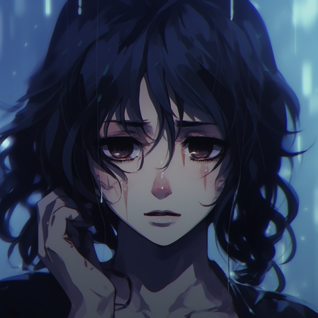 Weeping Anime PFP - expressive crying anime pfp - Image Chest - Free ...