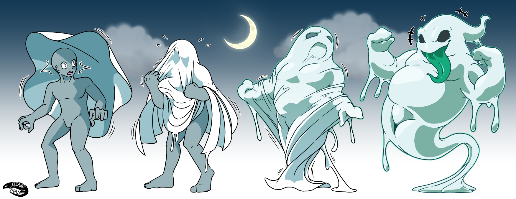 [Symbiote] Ghost Goo TF by Lizardman : r/Inanimate_TFs
