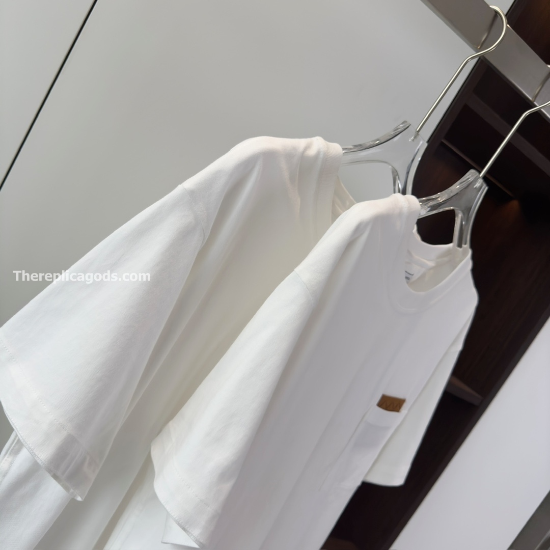 NEW PIMA COTTON JERSEY T-SHIRT IN WHITE - TP654