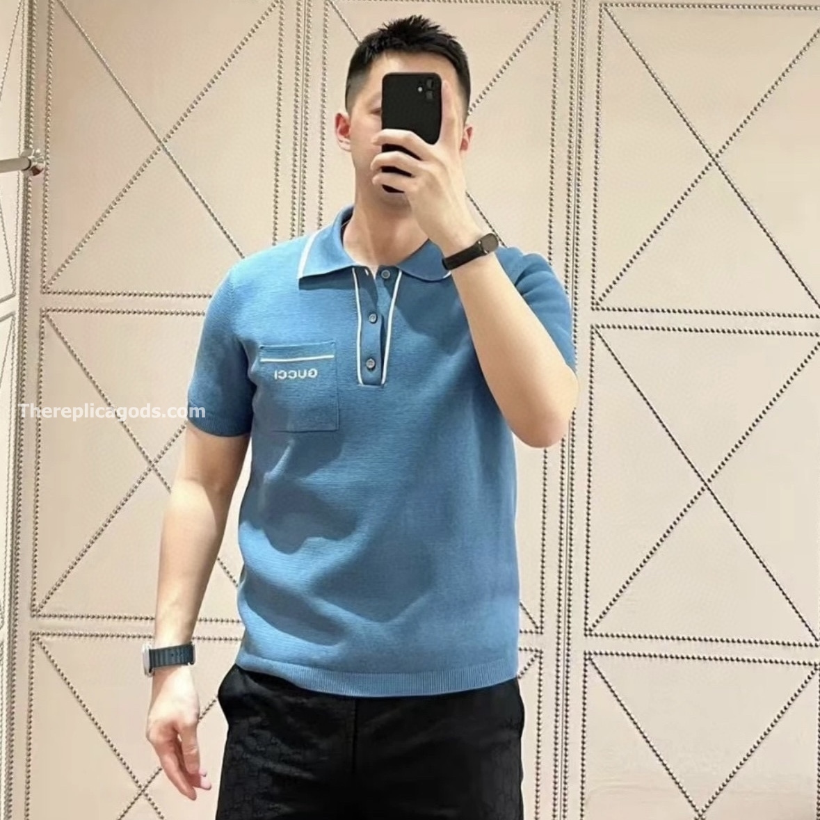 SILK AND COTTON POLO SHIRT - TP681