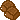 Two pieces of pixel art chocolate.