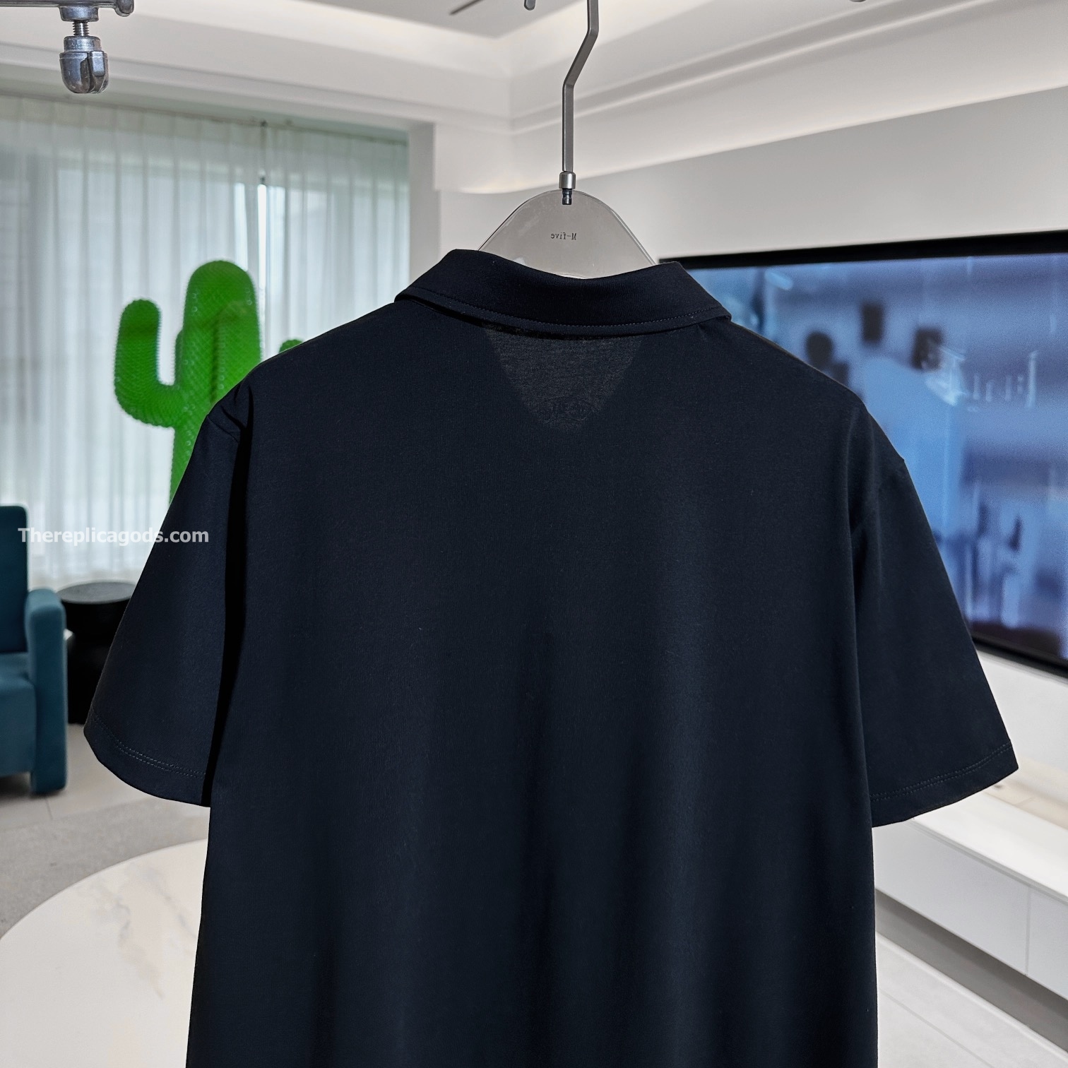HORSESHOE LOGO POLO IN BLACK - TP570