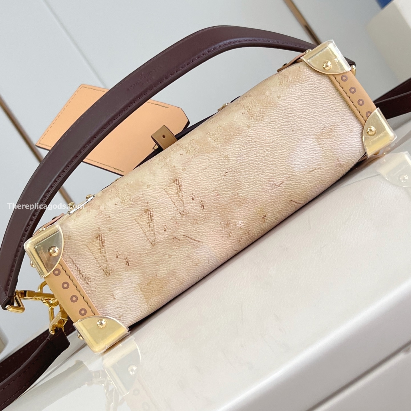 SIDE TRUNK MM BAG BEIGE MONGORAM CANVAS M12480