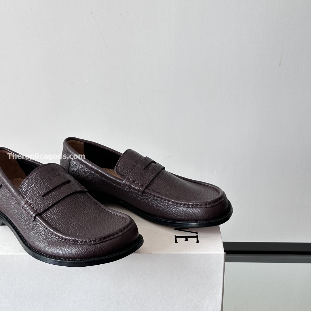 CAMPO DEERSKIN LOAFERS IN OXBLOOD