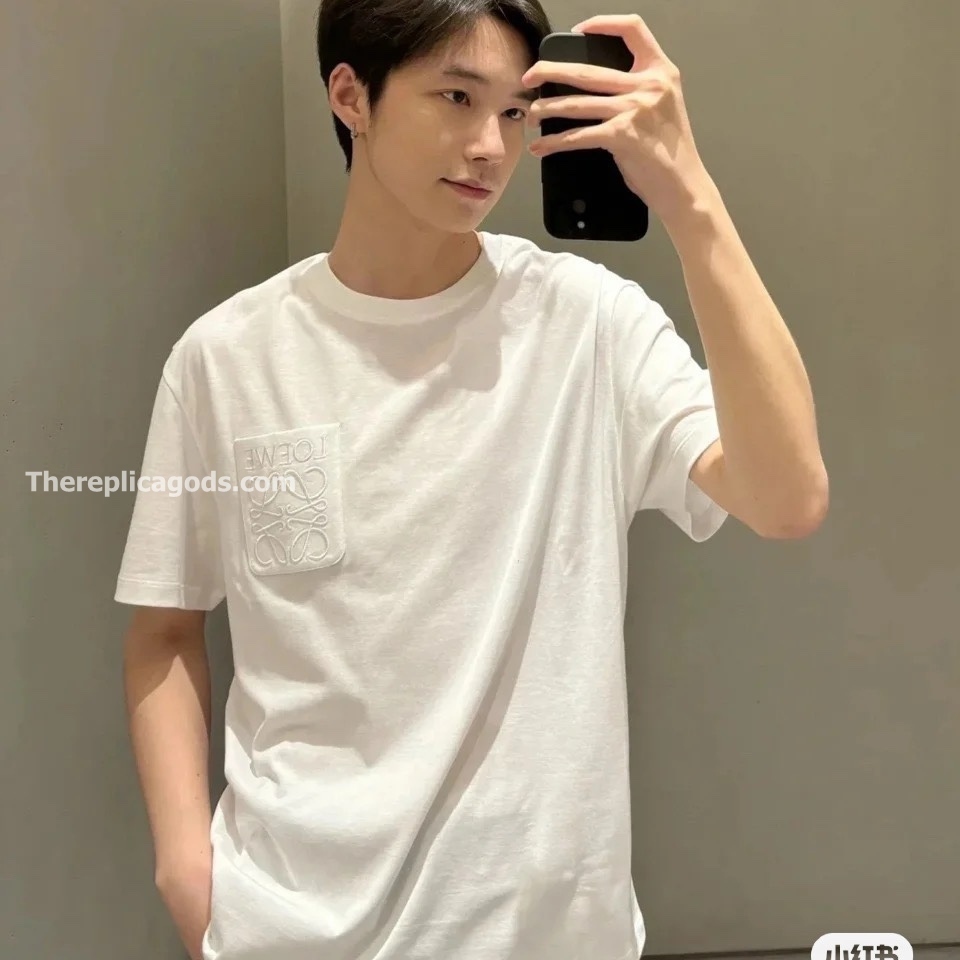 RELAXED FIT COTTON T-SHIRT IN WHITE - TP669