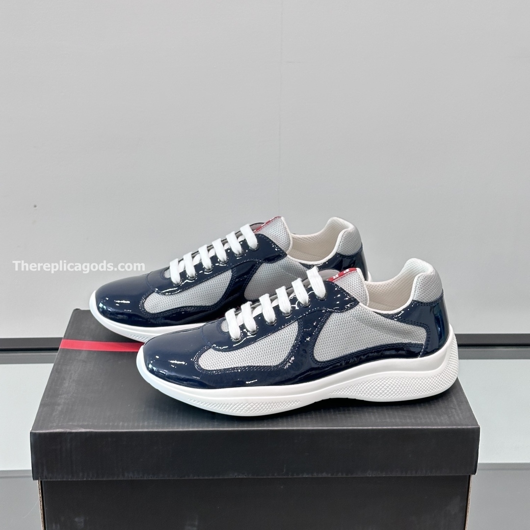 AMERICA'S CUP SNEAKERS IN WHITE AND BLUE - PD227