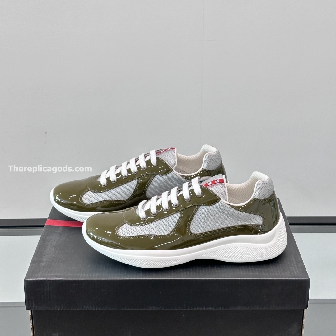 AMERICA'S CUP SNEAKERS IN LODEN GREEN- PD220