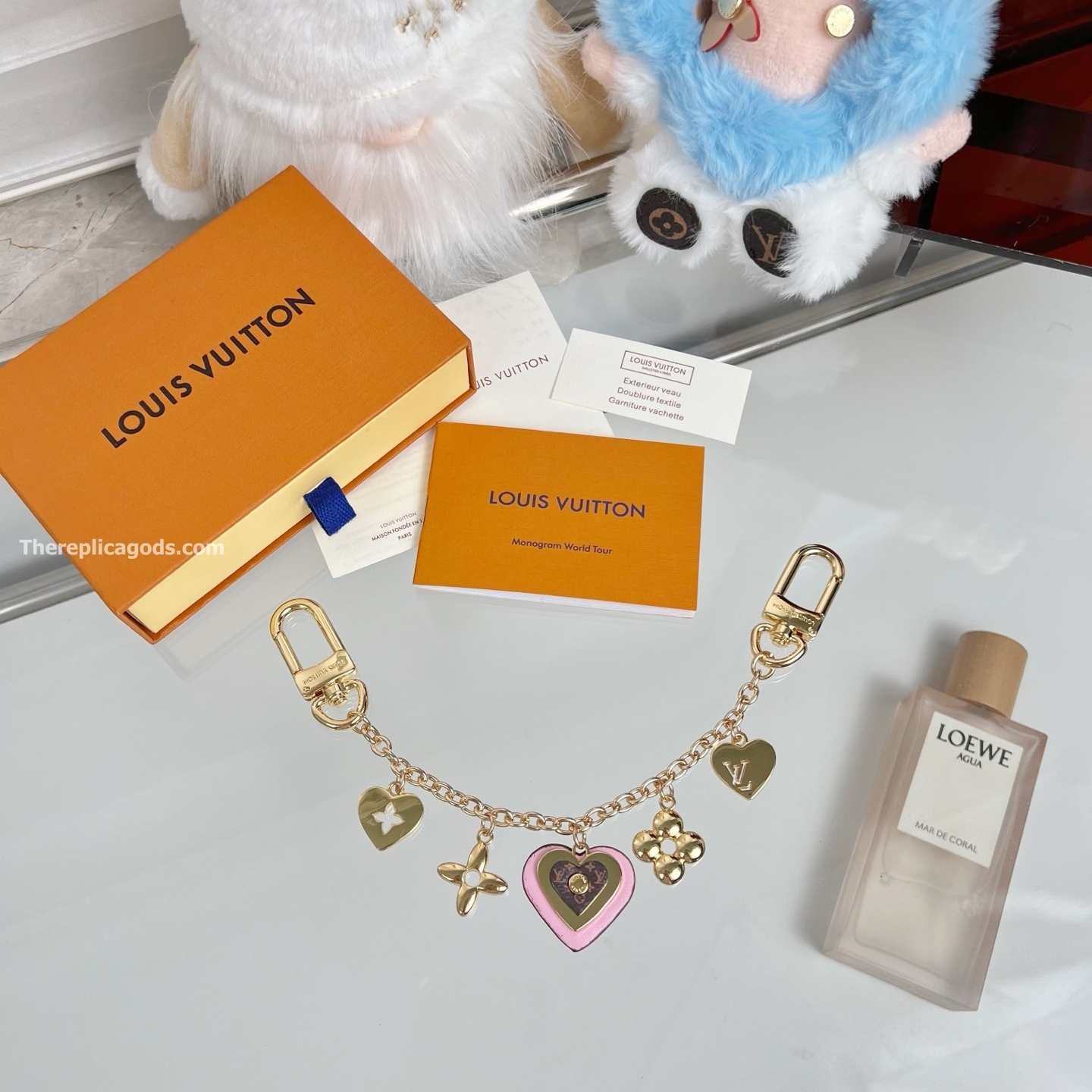 MY HEART BAG CHAIN GOLD-TONED METAL M02338
