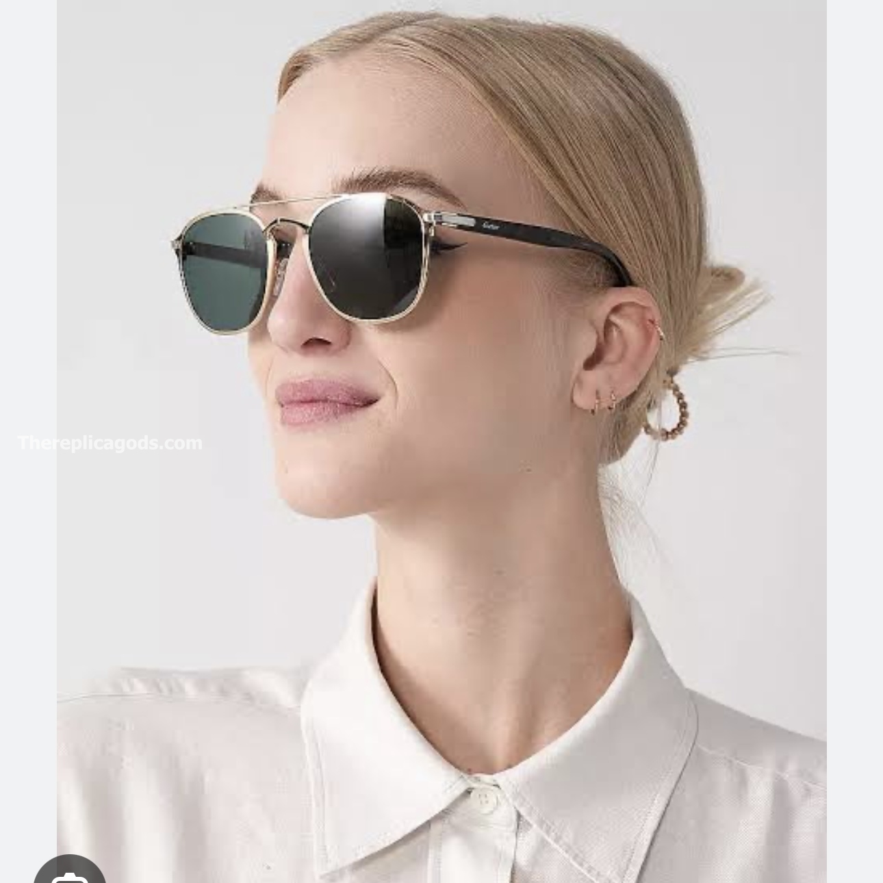 C DE CARTIER SIGNATURE SUNGLASSES CT0012S - SG136