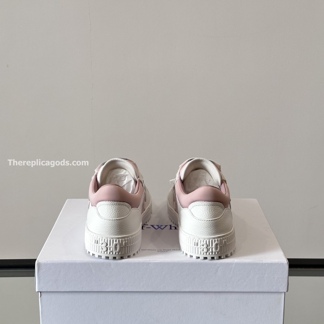 3.0 OFF-COURT SNEAKERS IN WHITE AND PINK - OW49