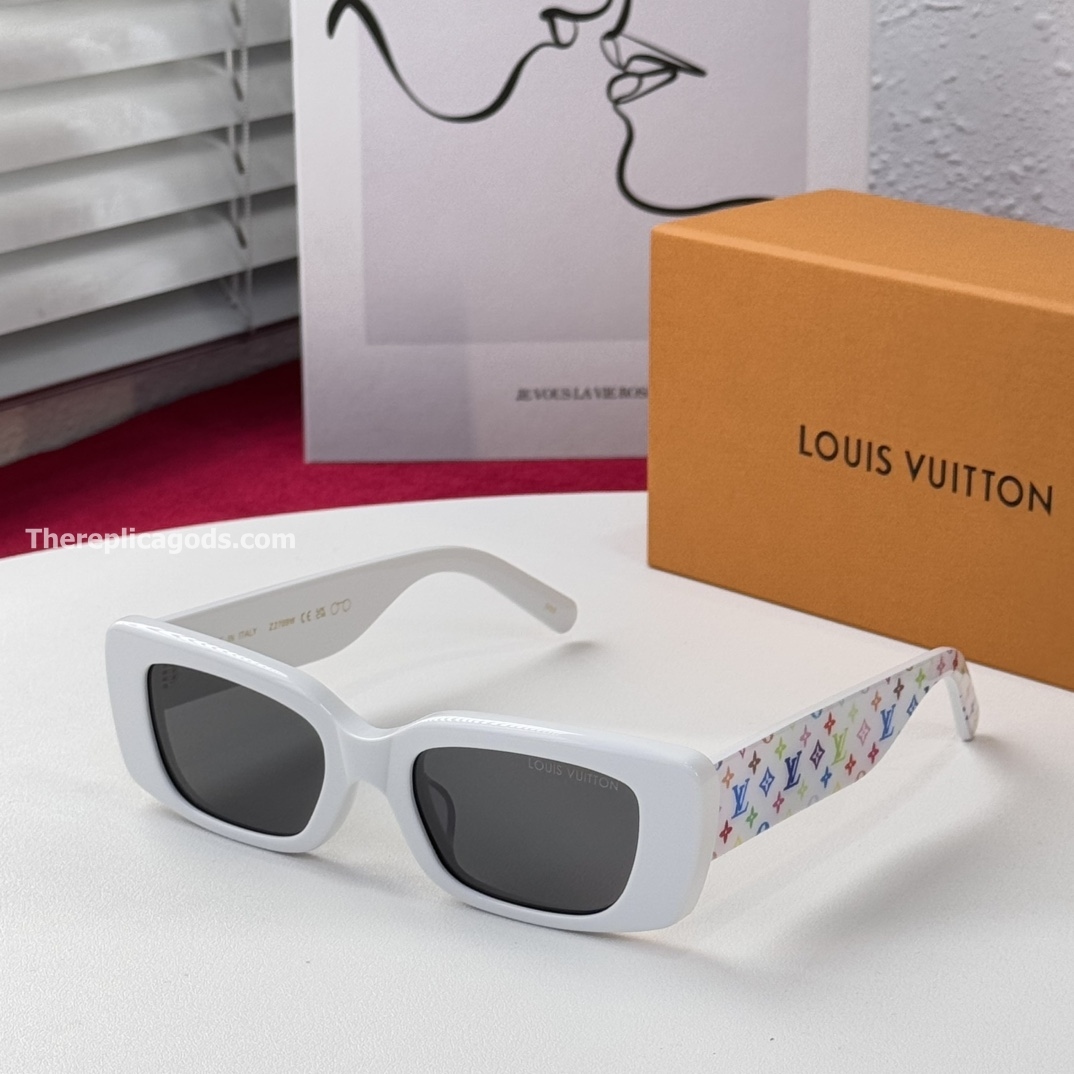 X TM MULTIGRAM CAT EYE SUNGLASSES IN WHITE Z2709W - SG192