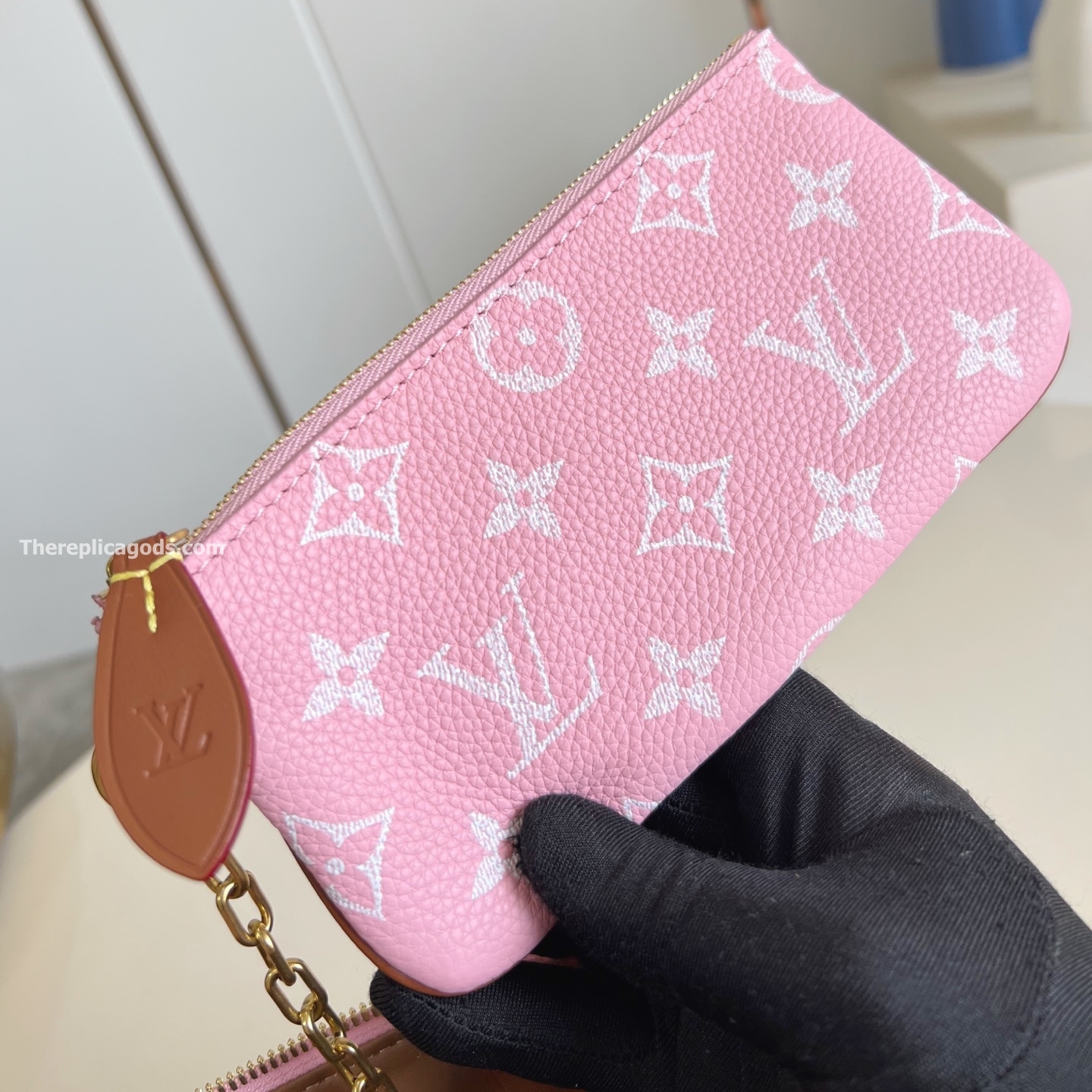 LV SPEEDY P9 BANDOULIERE 30 CANDY PINK CALF LEATHER M13914