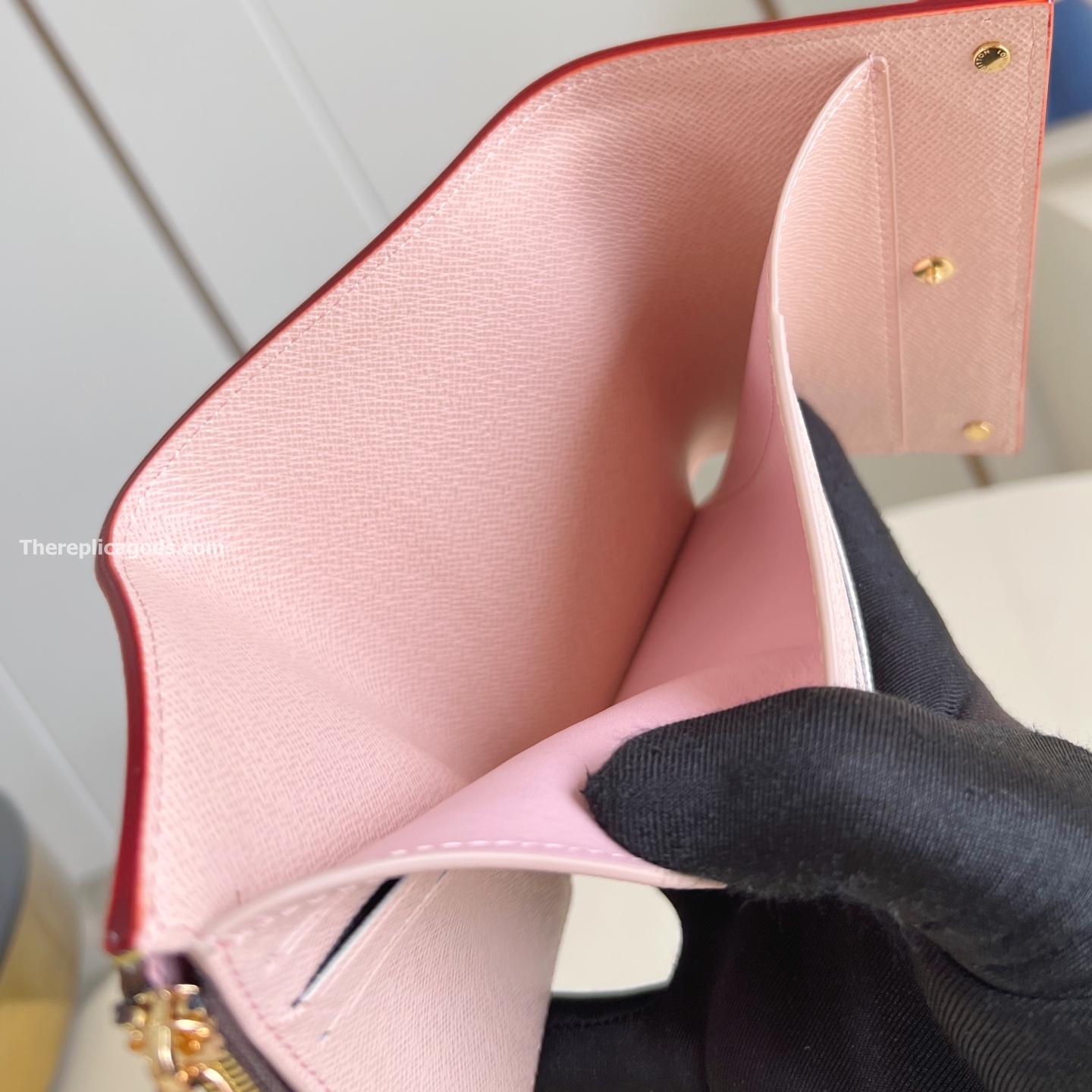 LV x TM VICTORINE WALLET SAKURA BROWN M13427