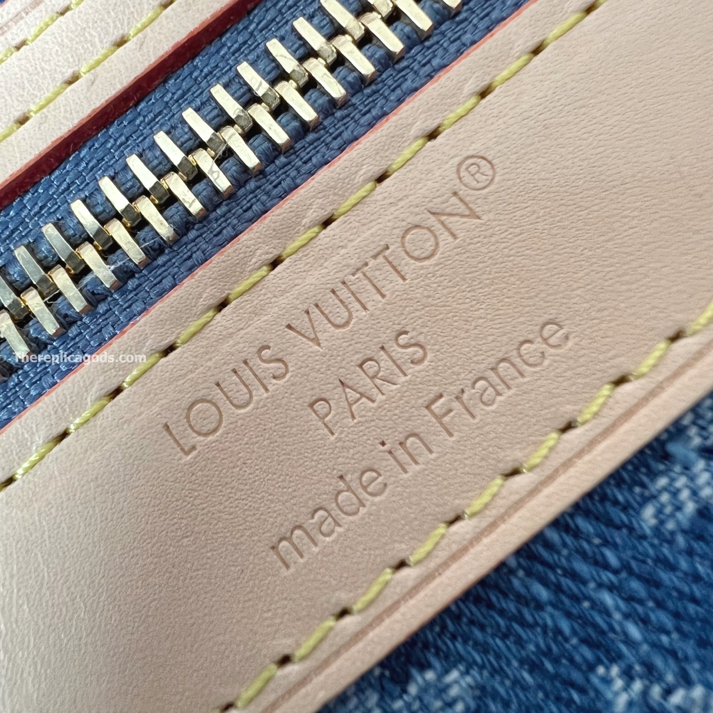 NEVERFULL MM TOTE BAG IN DENIM BLUE M13192