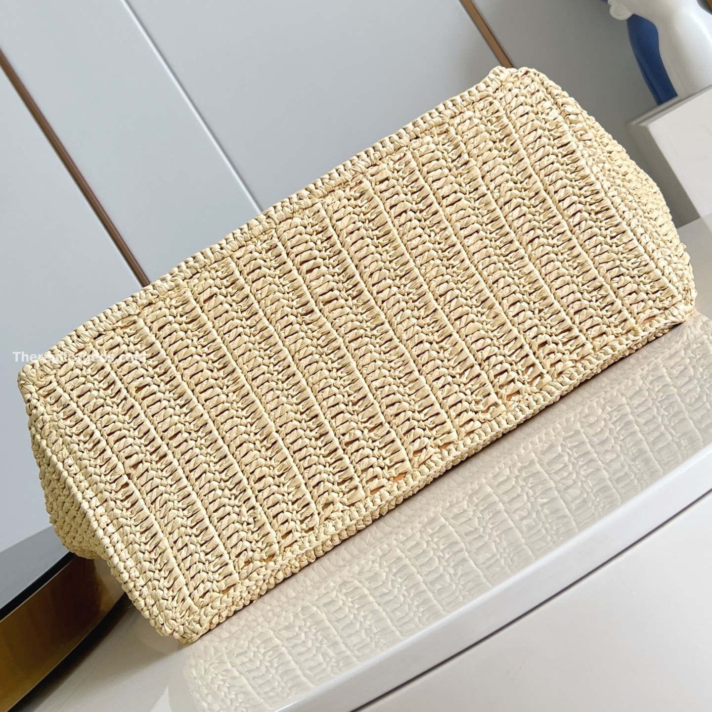 SUMMER SHOPPER TOTE MM BAG NATURAL BEIGE M14458