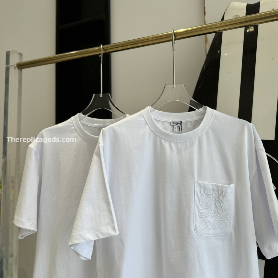 RELAXED FIT COTTON T-SHIRT IN WHITE - TP669