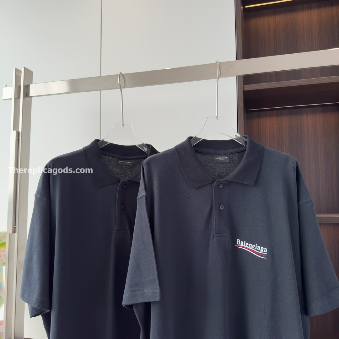 LOGO POLO SHIRT IN BLACK - TP680