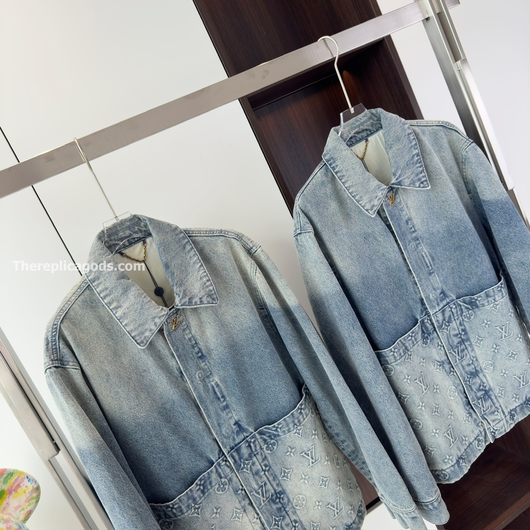 UPCYCLED DENIM CANVAS JACKET REGULAR FIT - JK903