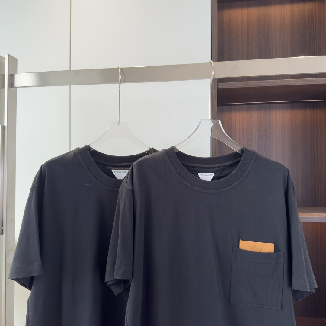 NEW PIMA COTTON JERSEY T-SHIRT IN BLACK - TP656