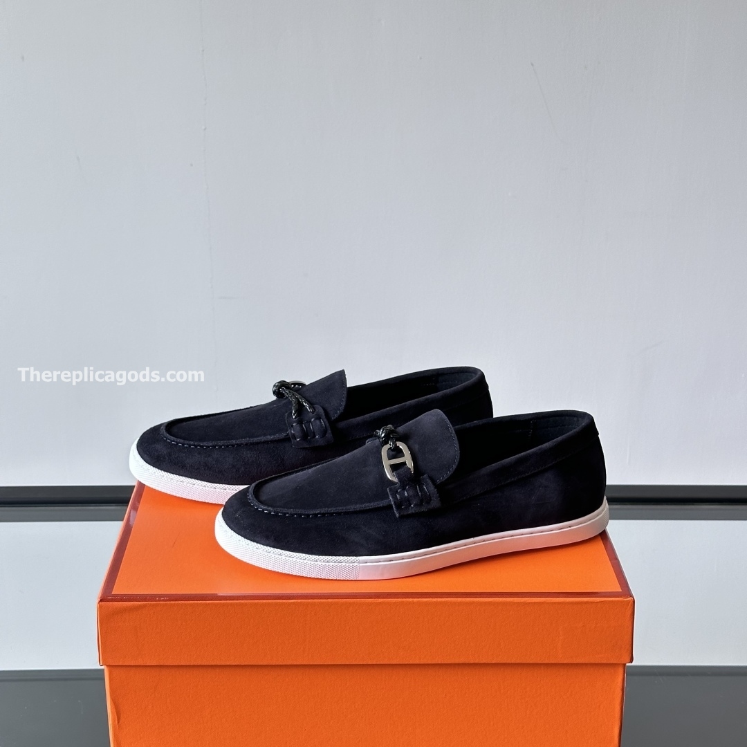 IGNACIO LOAFERS IN BLUE - H249