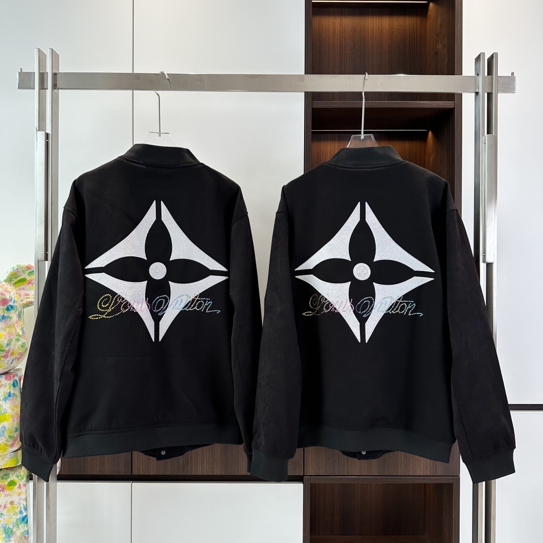 LEATHER MIX VARSITY BLOUSON IN BLACK - JK900