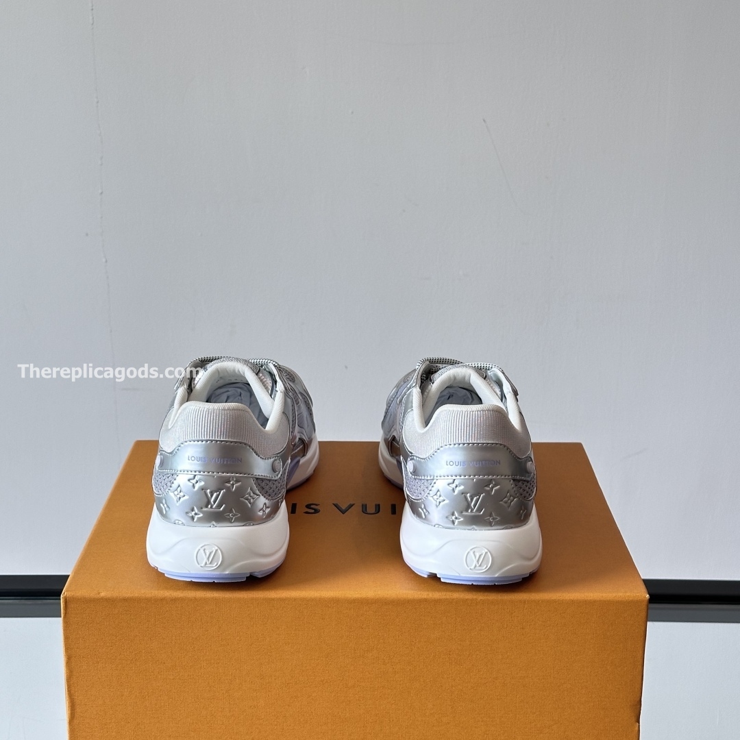 OLYMPIA SNEAKERS IN GREY AND PURPLE - LV954