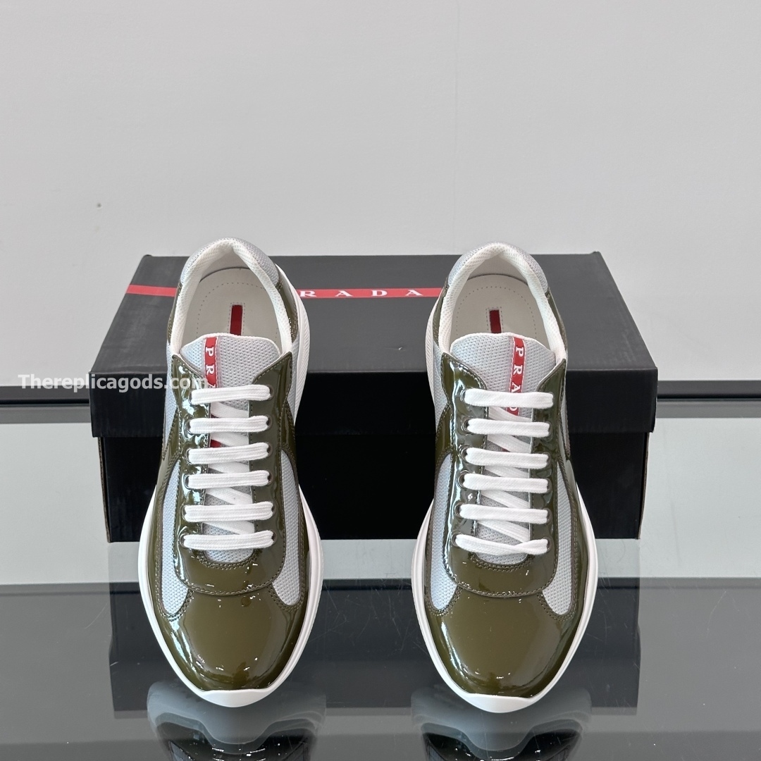 AMERICA'S CUP SNEAKERS IN LODEN GREEN- PD220