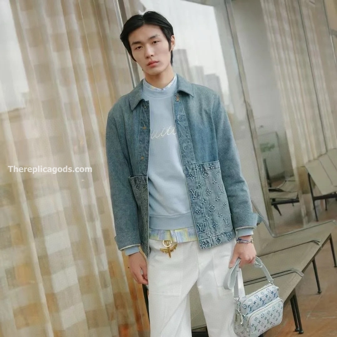 UPCYCLED DENIM CANVAS JACKET REGULAR FIT - JK903