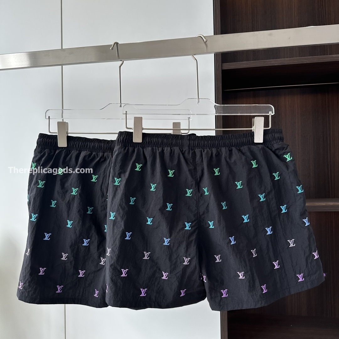 BLASON GRADIENT EMBROIDERED SWIM SHORTS - TP608