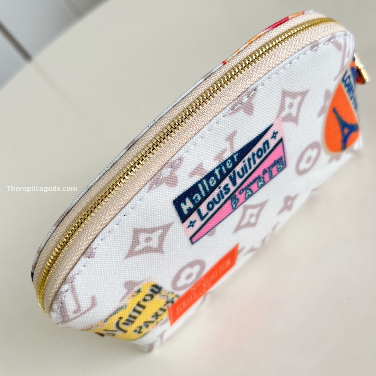 COSMETIC POUCH PM MONOGRAM DUNE CANVAS M14909