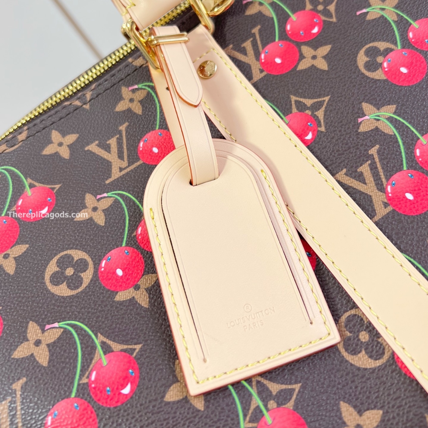 X TAKASHI MURAKAMI KEEPALL BANDOULIERE 45 BAG M13764