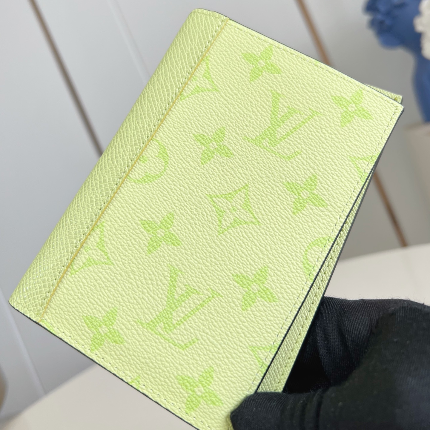 PASSPORT COVER LEMON YELLOW MONOGRAM CANVAS M14115