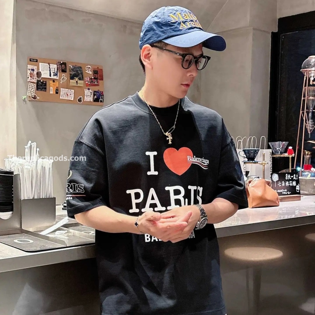 OVERLAYER POLITICAL CAMPAIGN T-SHIRT IN BLACK - TP595