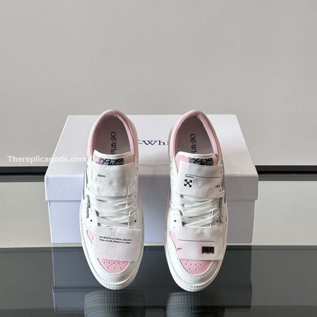 3.0 OFF-COURT SNEAKERS IN WHITE AND PINK - OW49