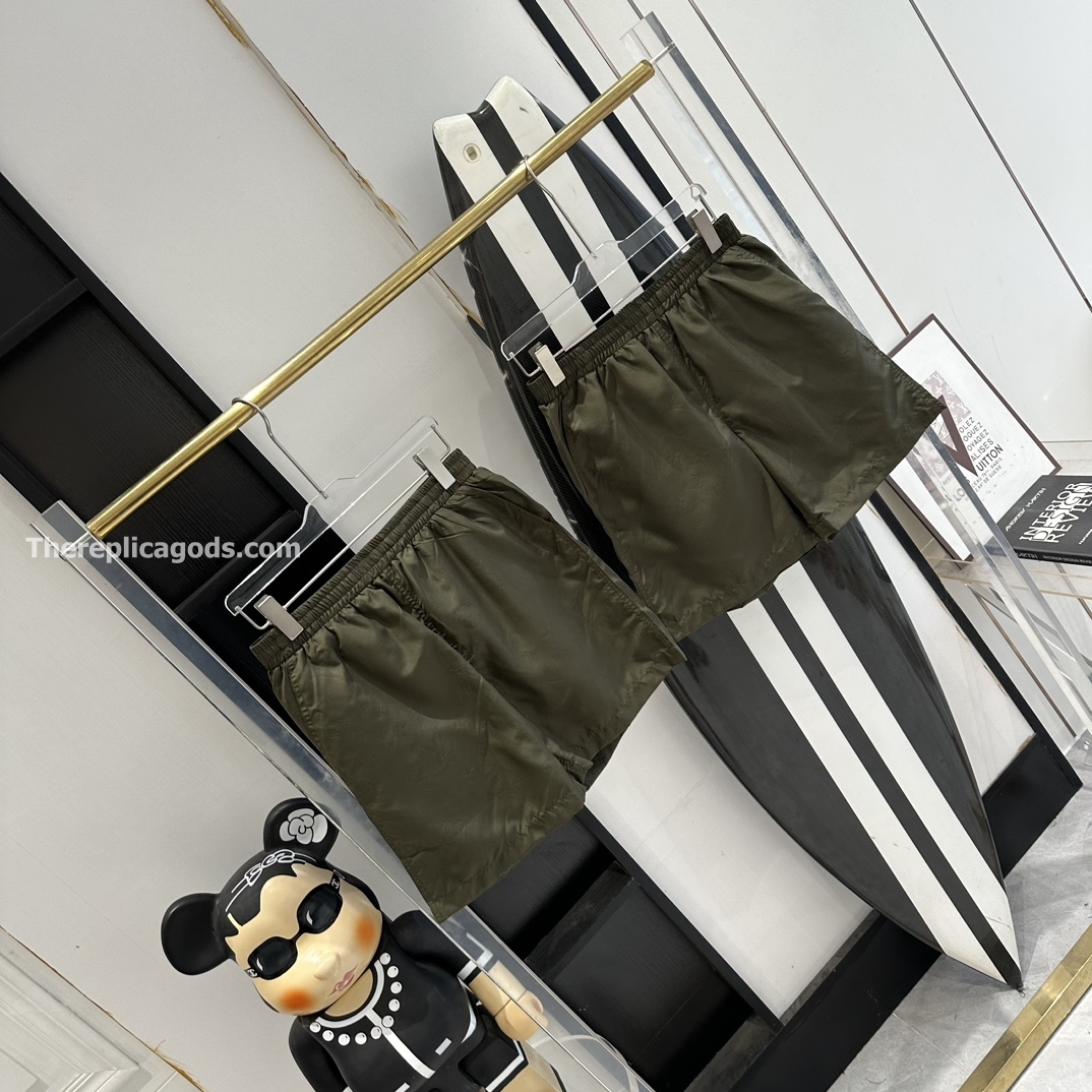MONOGRAM NYLON SWIM BOARD SHORTS - TP558