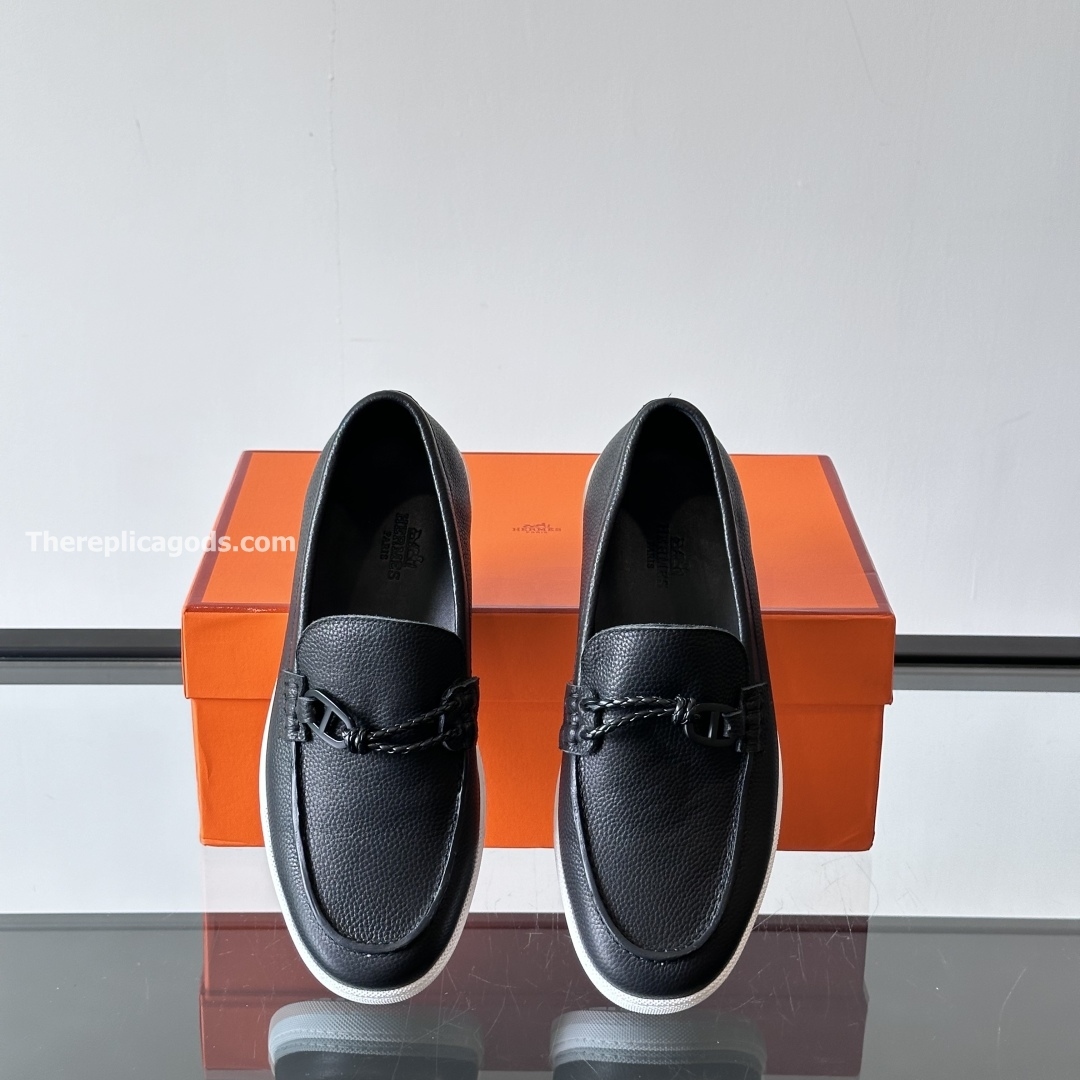 IGNACIO LOAFERS IN BLACK - H250