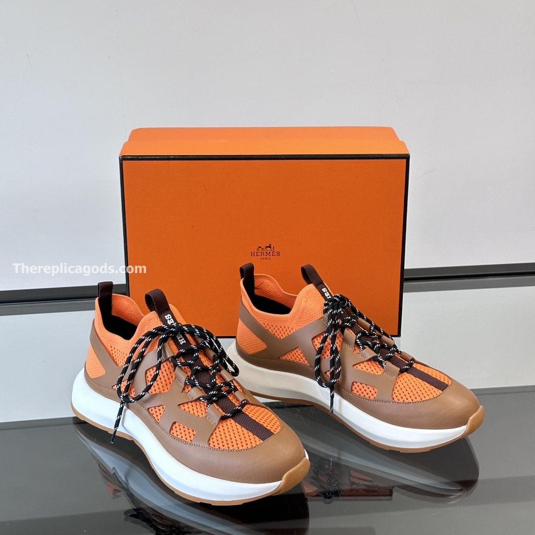 KATANA SNEAKERS IN ORANGE - H256