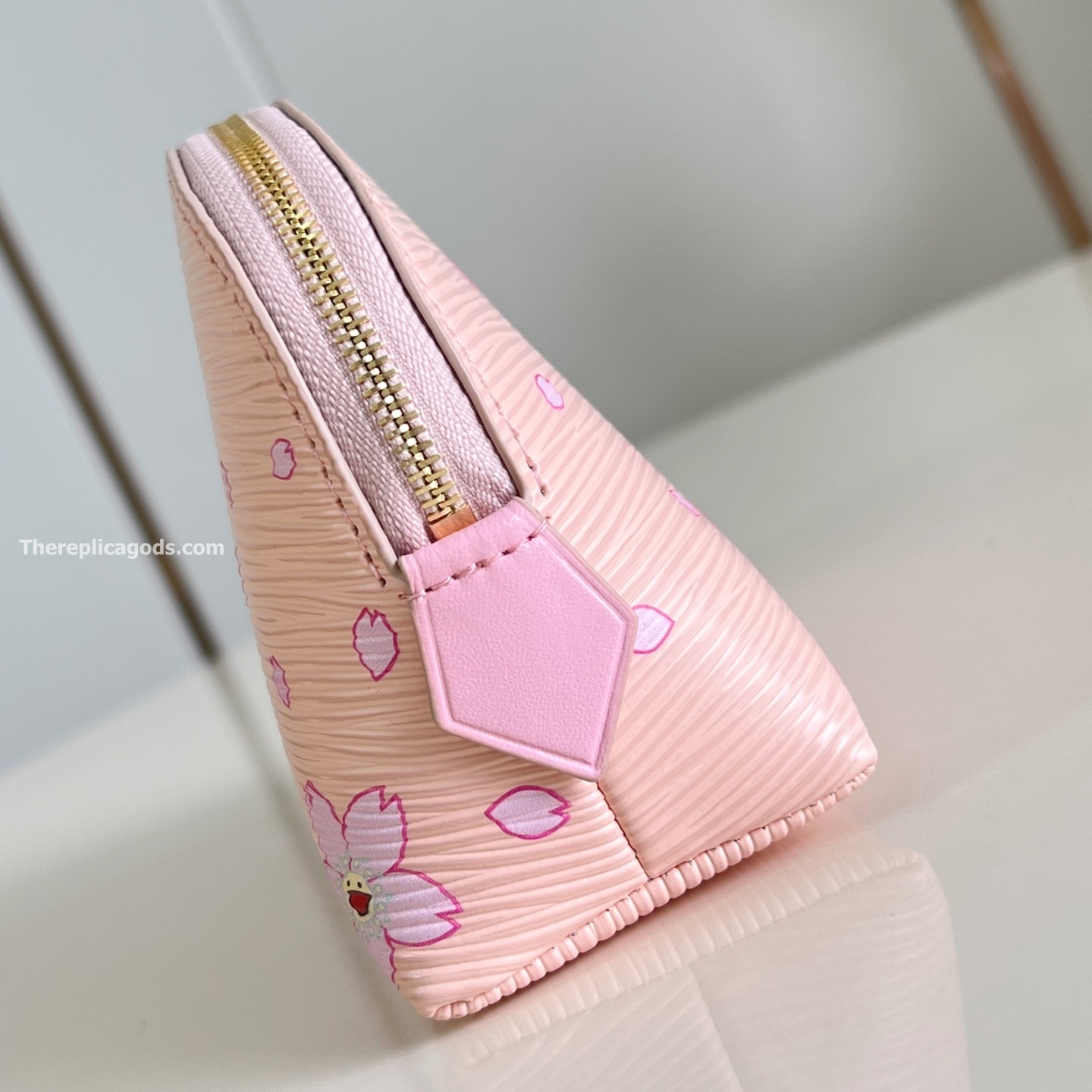 LV x TM COSMETIC POUCH PM PINK EPI LEATHER M14052