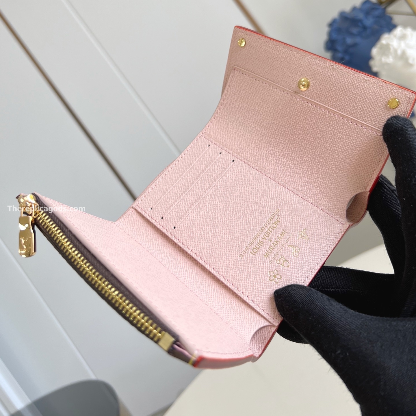 LV x TM VICTORINE WALLET SAKURA BROWN M13427