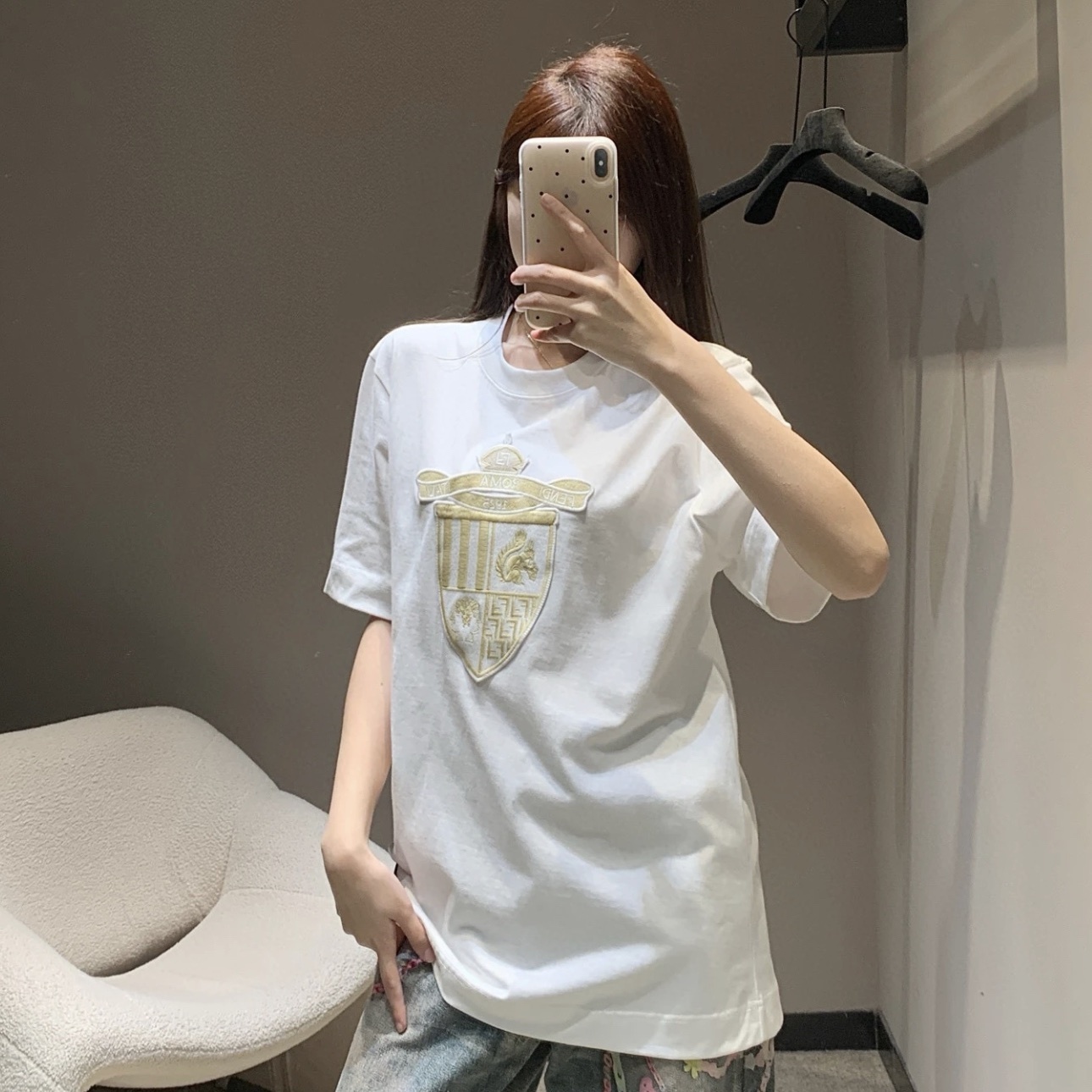 COTTON T-SHIRT IN WHITE - TP576