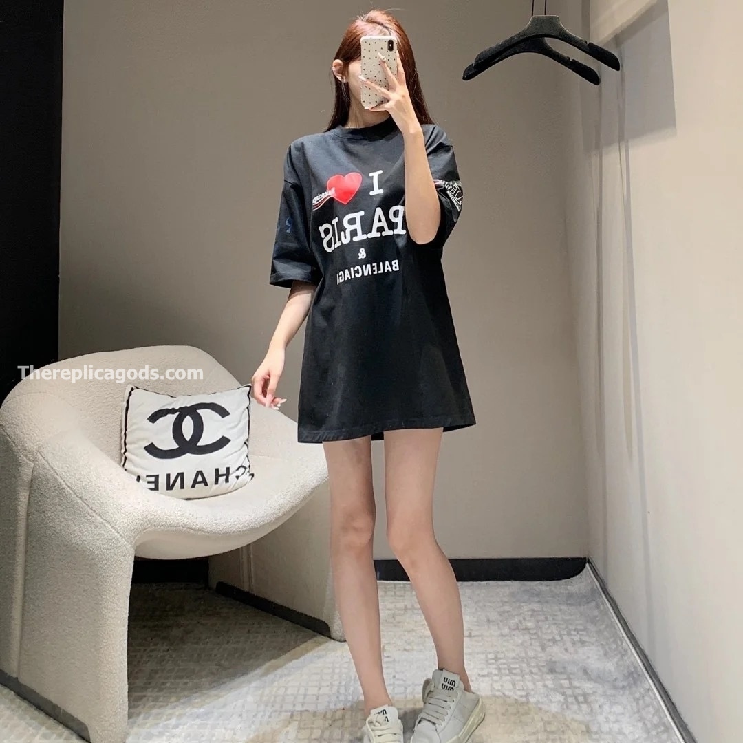 OVERLAYER POLITICAL CAMPAIGN T-SHIRT IN BLACK - TP595