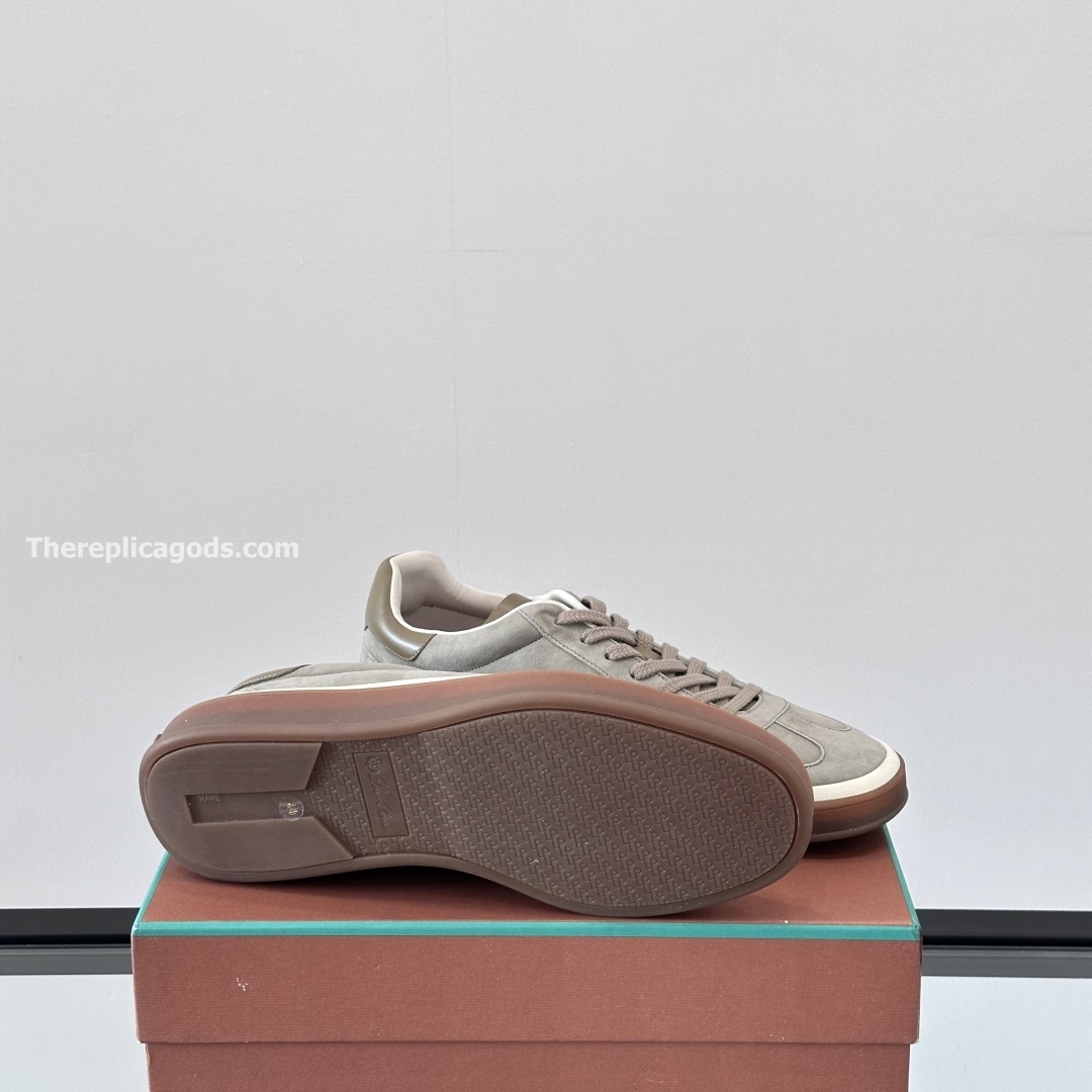TENNIS WALK SNEAKERS SUEDE CALF SPLIT - LR72