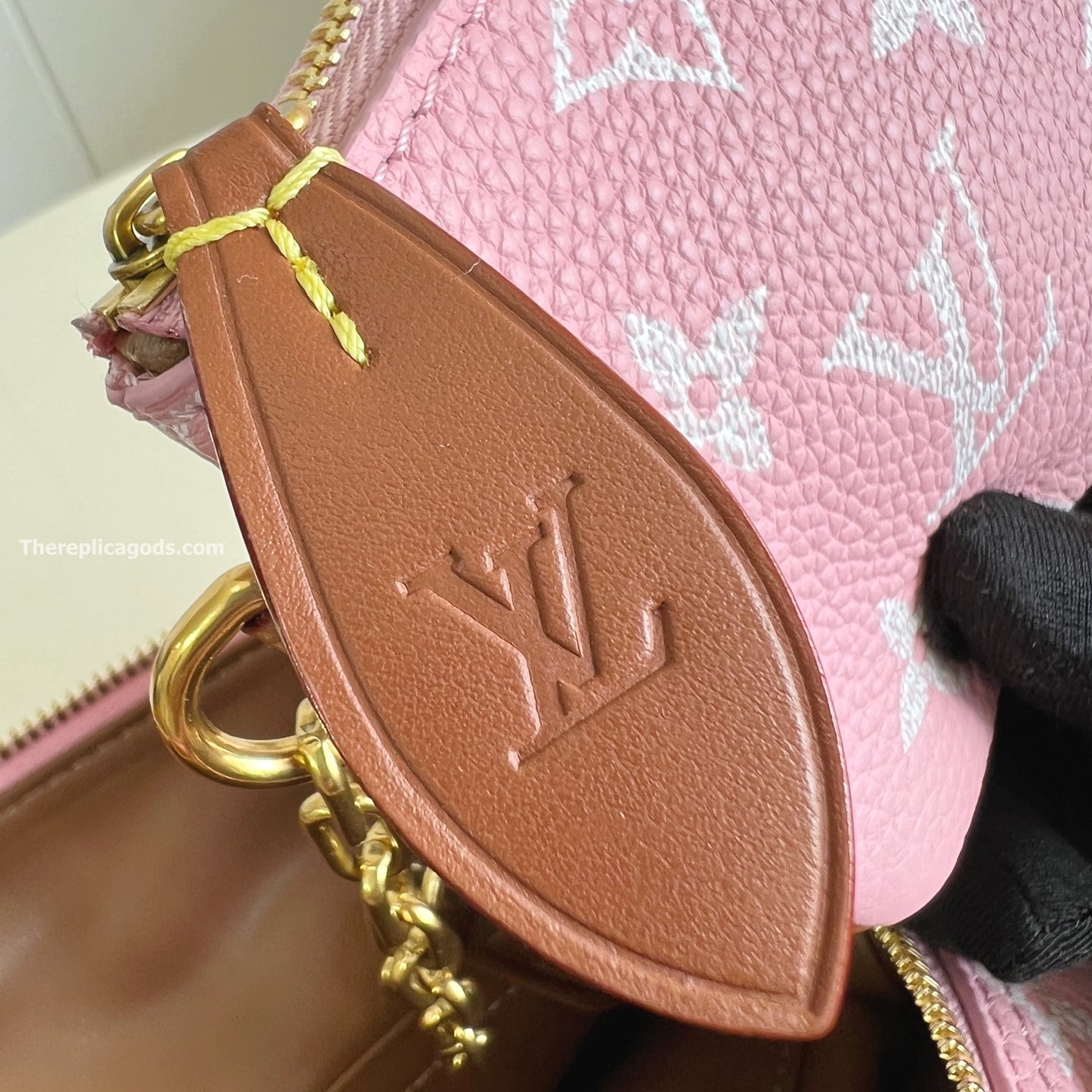 LV SPEEDY P9 BANDOULIERE 30 CANDY PINK CALF LEATHER M13914